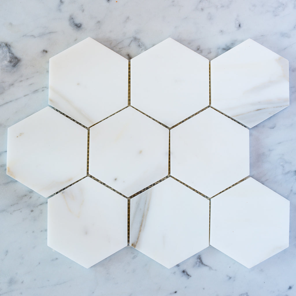 CALACATTA GOLD / HEXAGON 110MM