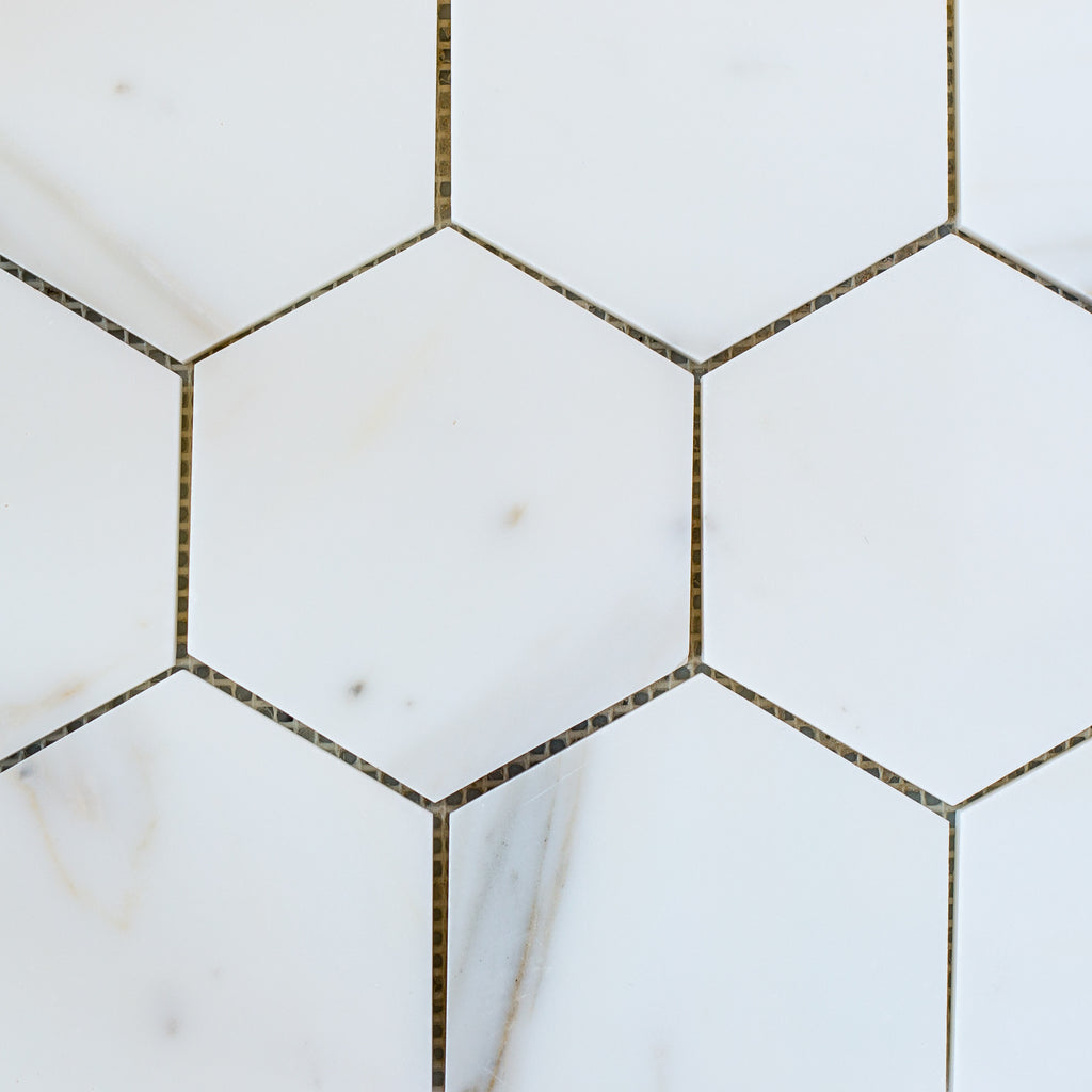 CALACATTA GOLD / HEXAGON 110MM