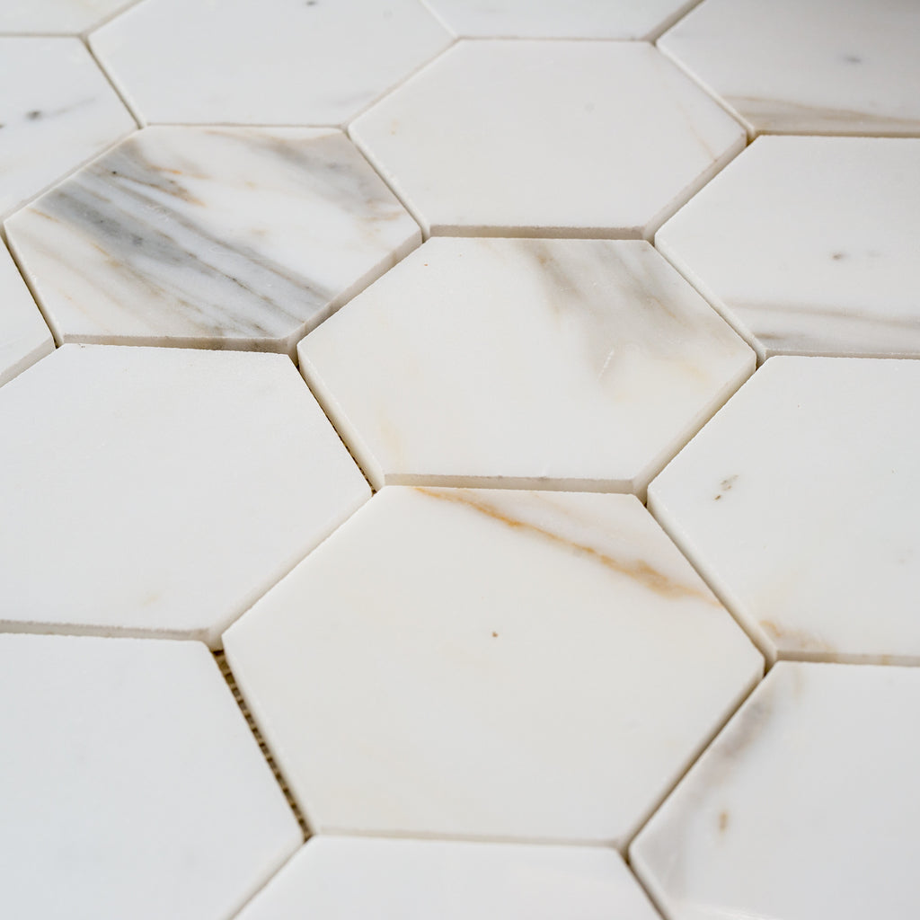 CALACATTA GOLD / HEXAGON 110MM
