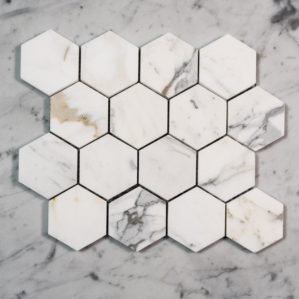CALACATTA GOLD / HEXAGON 80MM