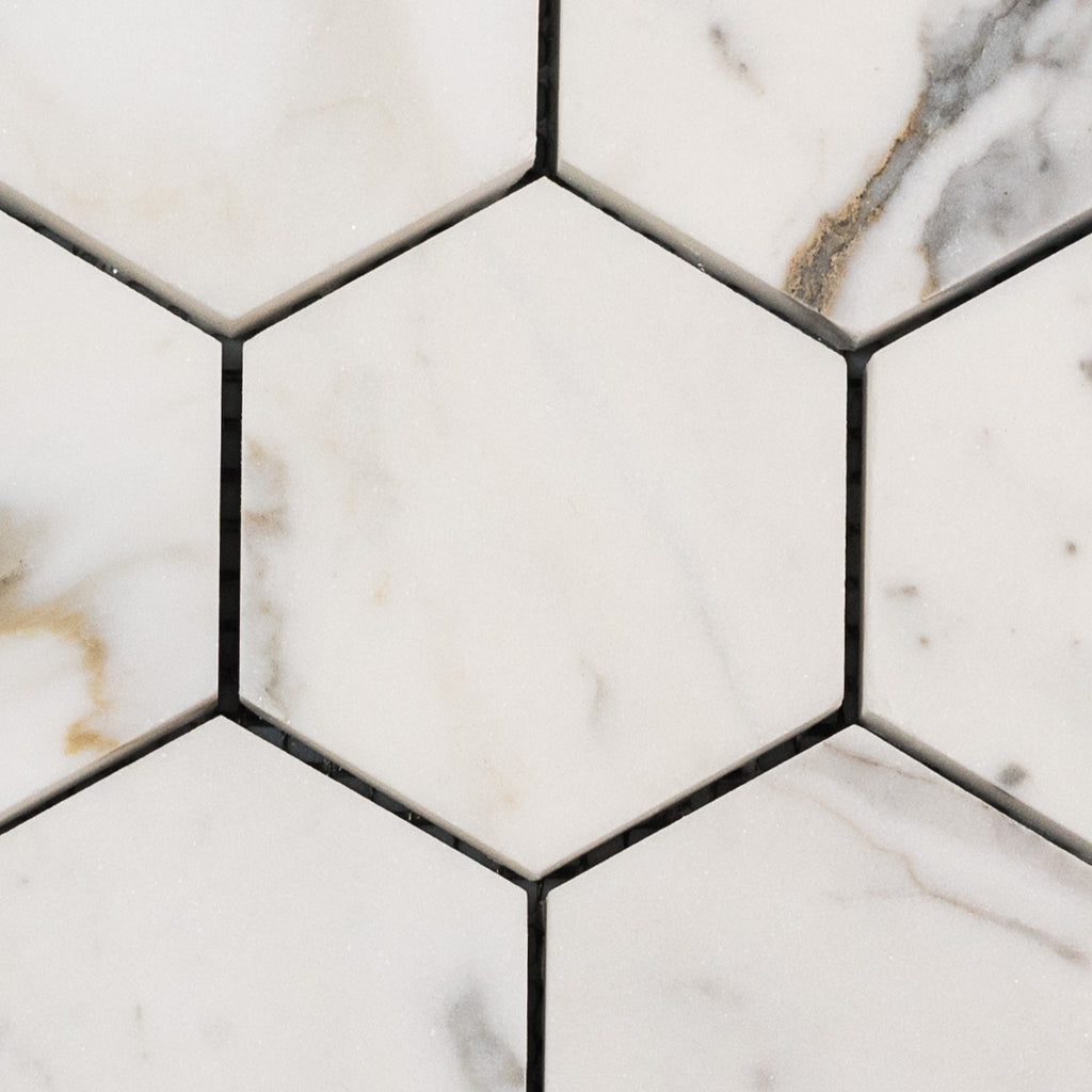 CALACATTA GOLD / HEXAGON 80MM