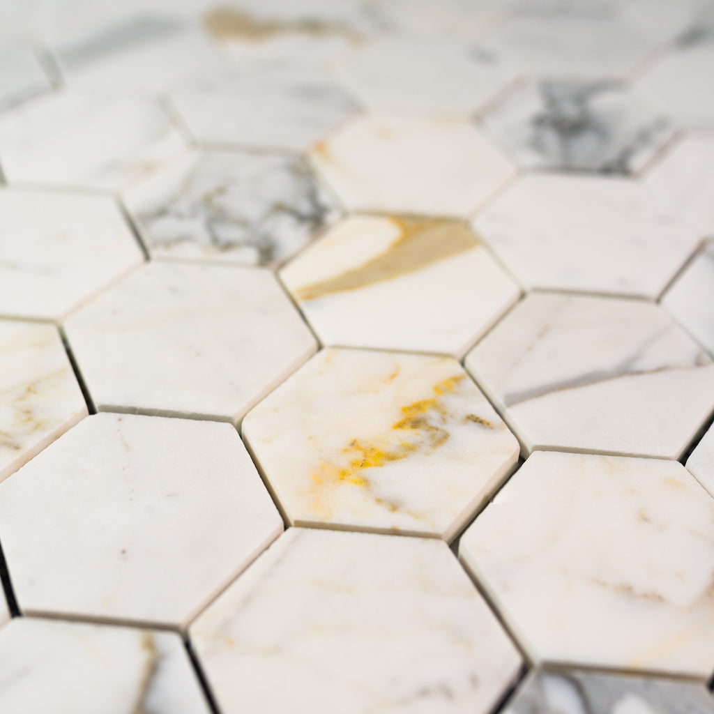 CALACATTA GOLD / HEXAGON 80MM