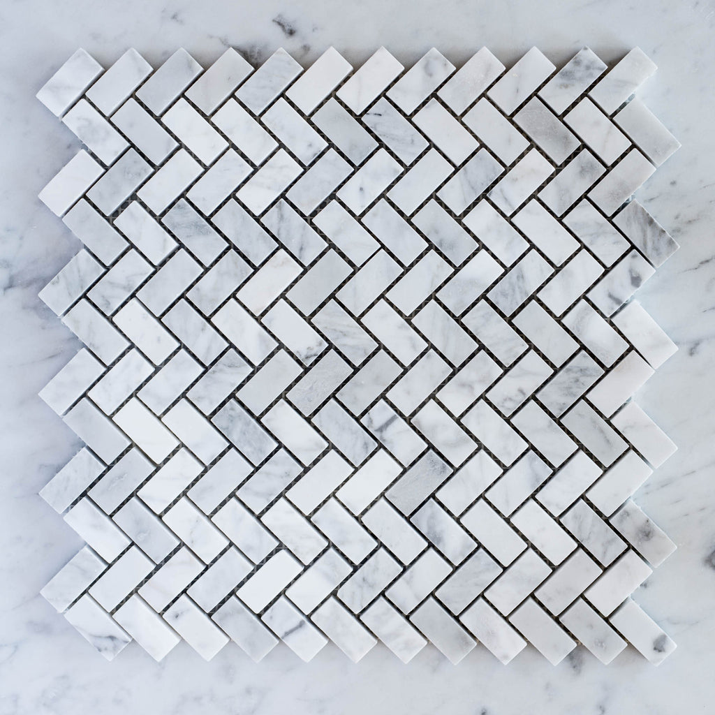 CARRARA / HERRINGBONE SMALL