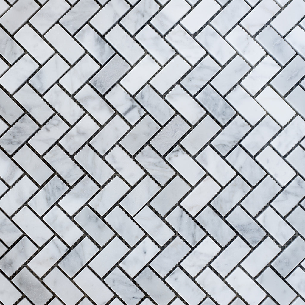 CARRARA / HERRINGBONE SMALL