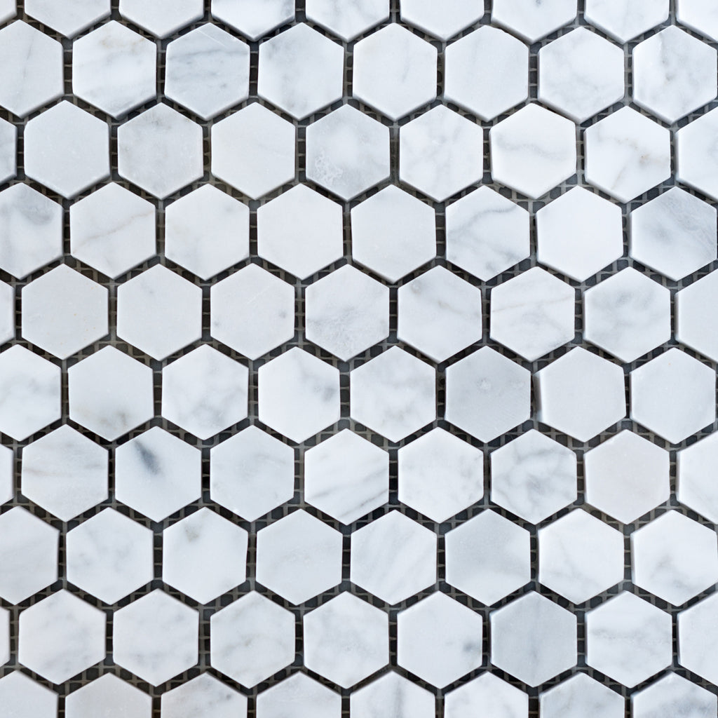 CARRARA / HEXAGON 25MM
