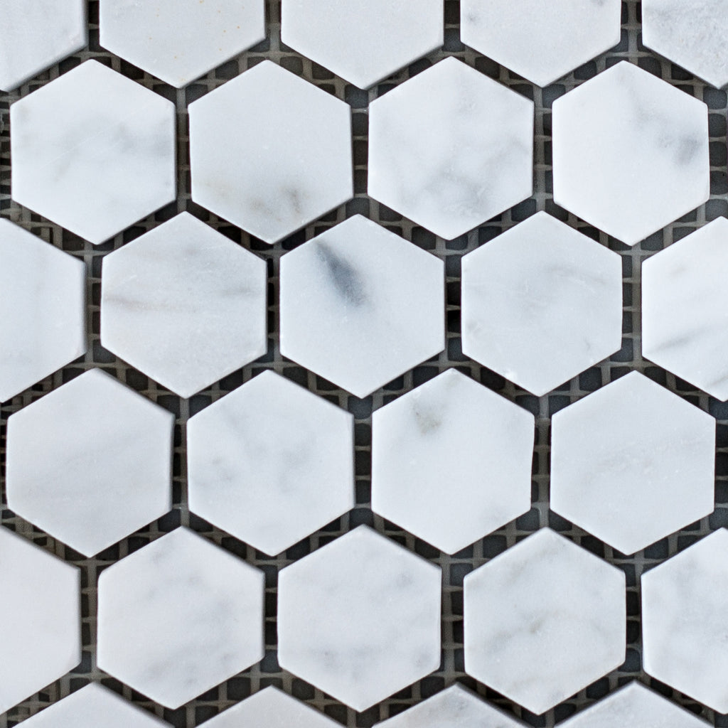CARRARA / HEXAGON 25MM