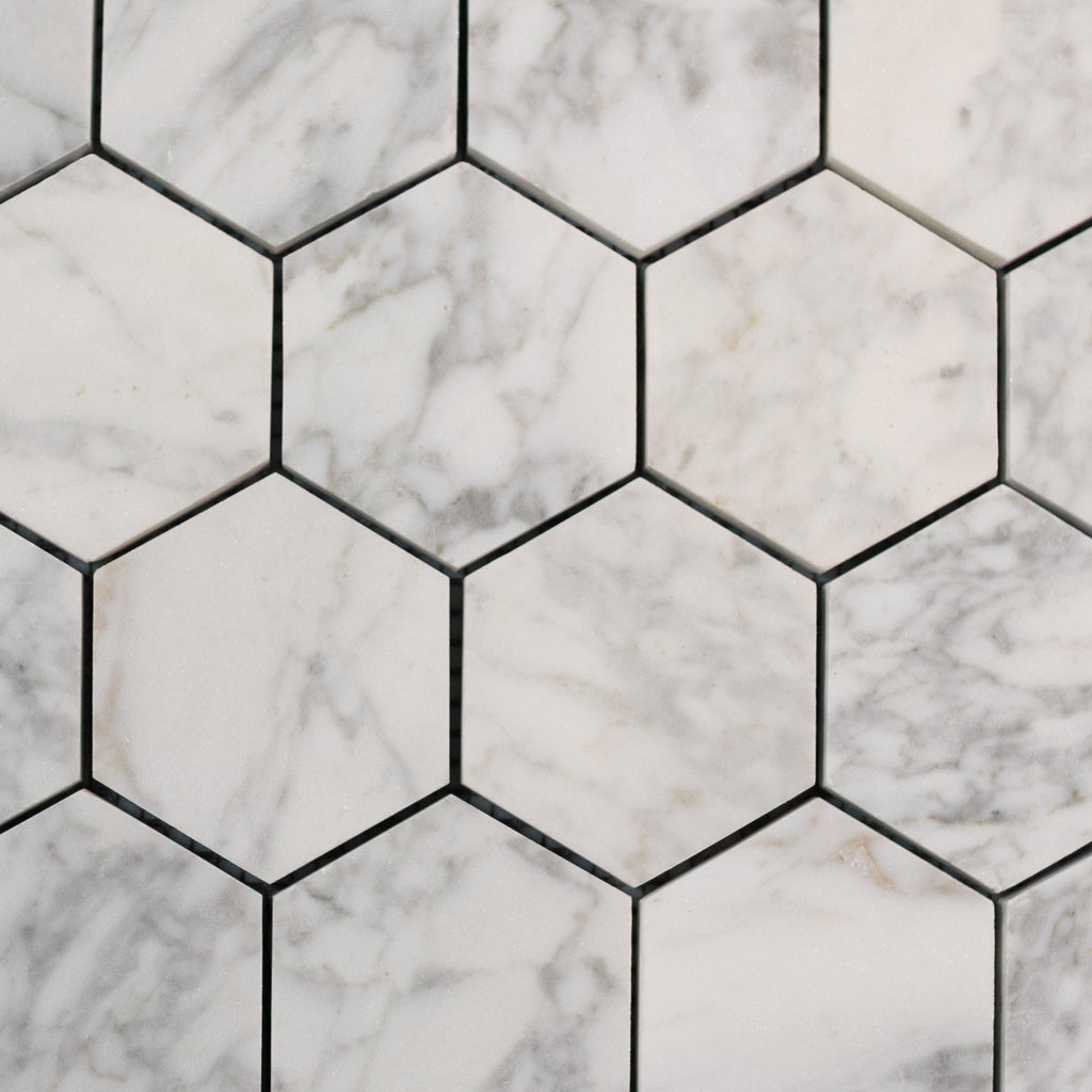 CARRARA / HEXAGON 80MM