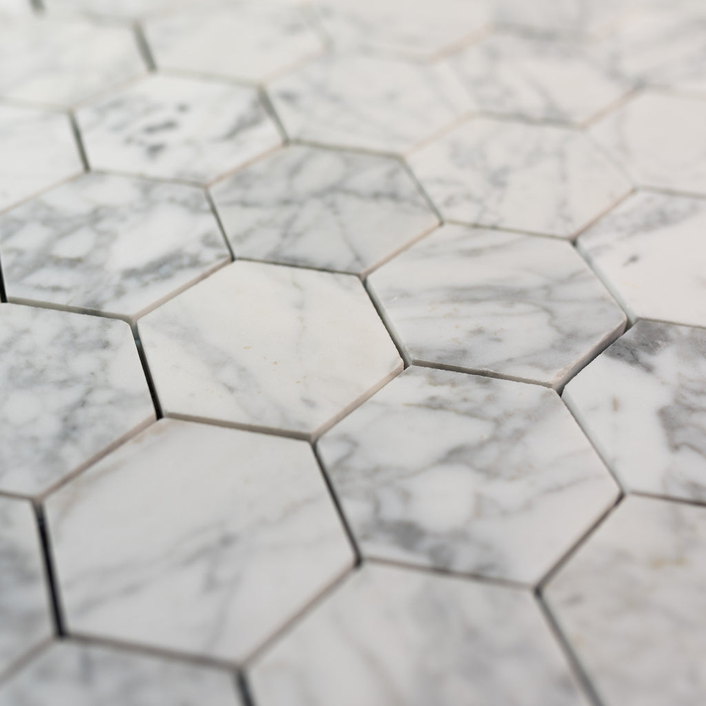 CARRARA / HEXAGON 80MM