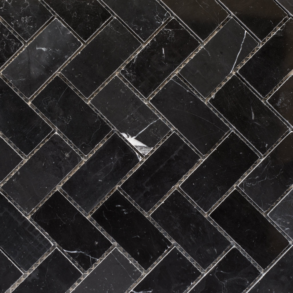 NERO MARQUINA / HERRINGBONE MEDIUM