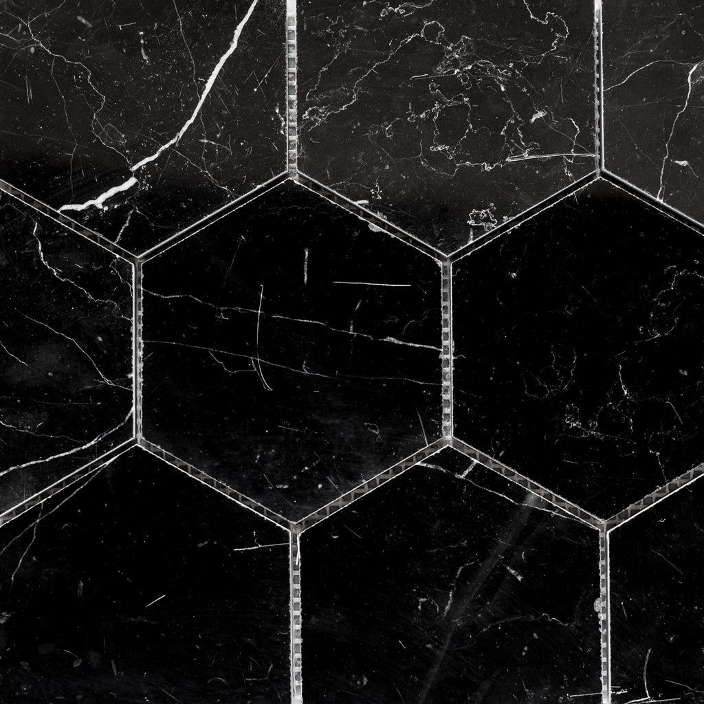 NERO MARQUINA / HEXAGON 110MM