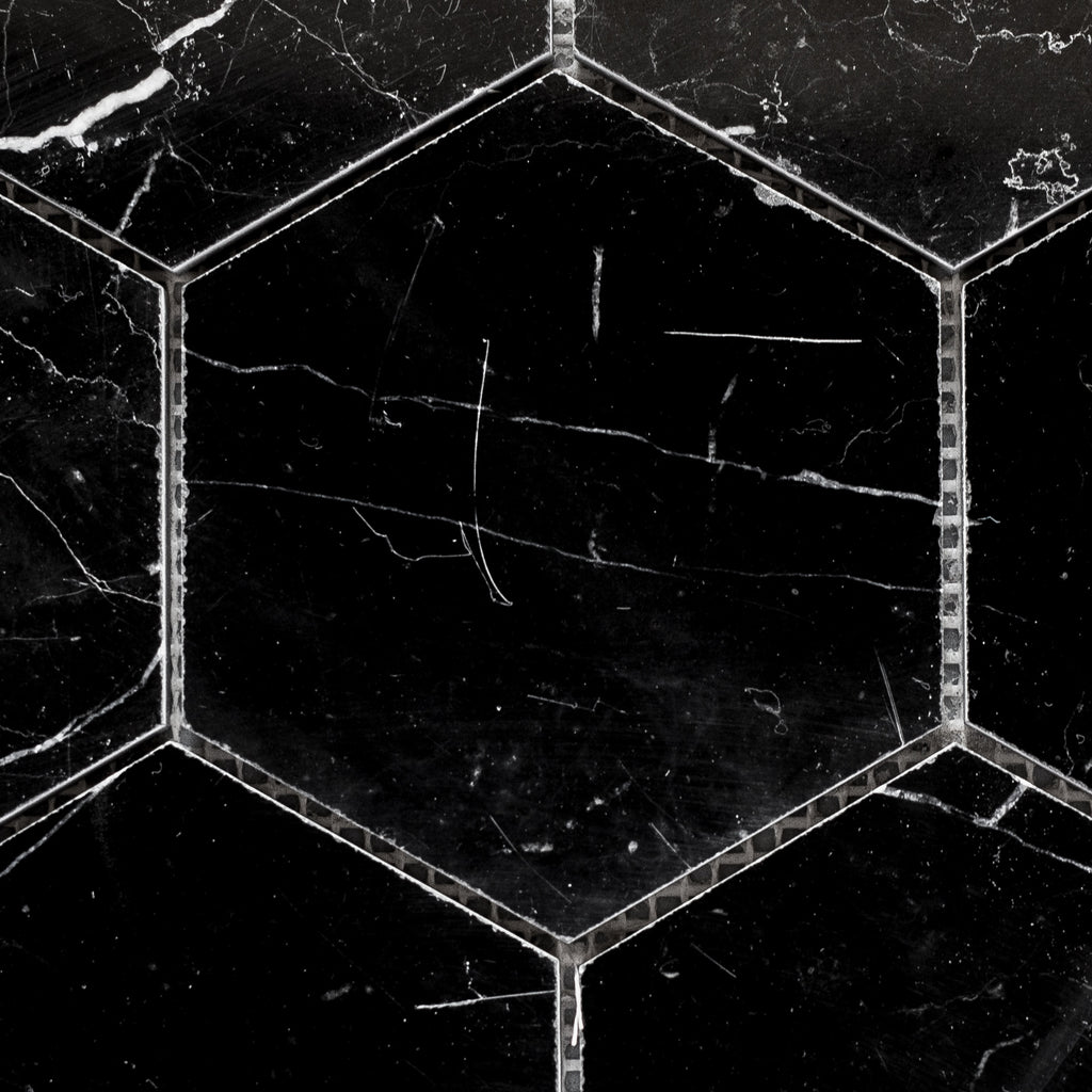NERO MARQUINA / HEXAGON 110MM