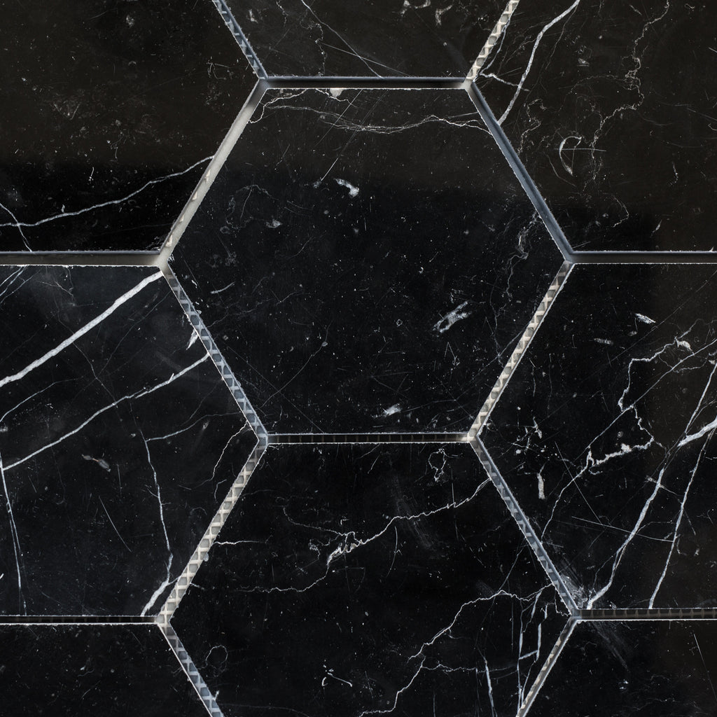 NERO MARQUINA / HEXAGON 144MM