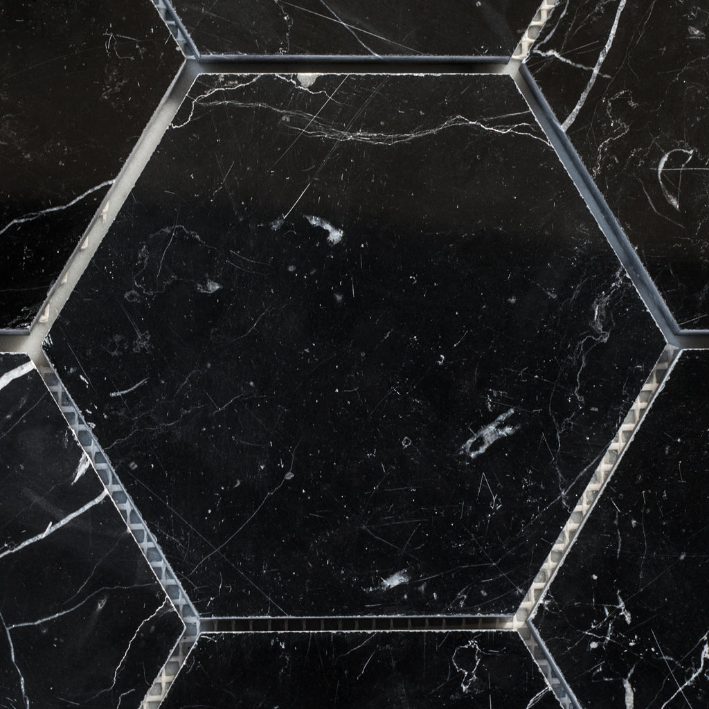 NERO MARQUINA / HEXAGON 144MM