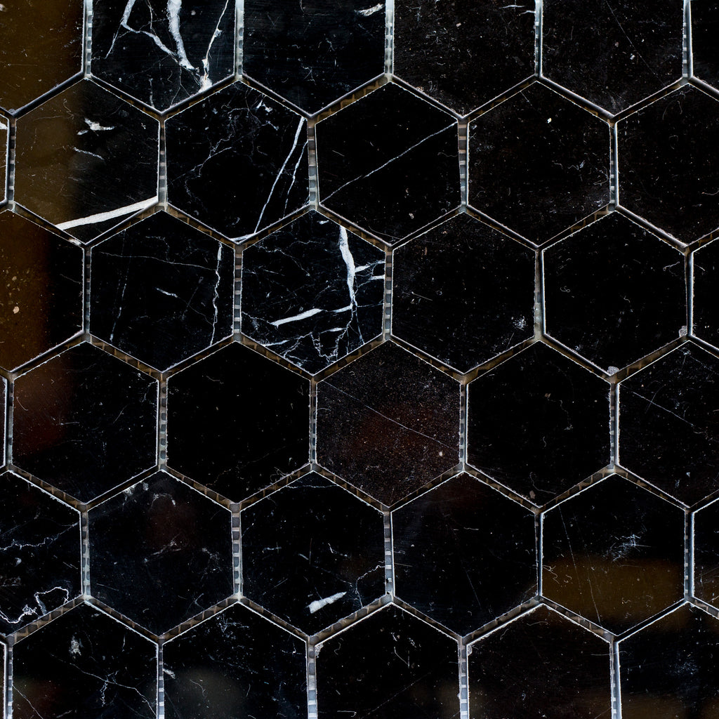 NERO MARQUINA / HEXAGON 50MM