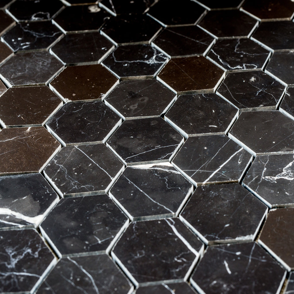 NERO MARQUINA / HEXAGON 50MM