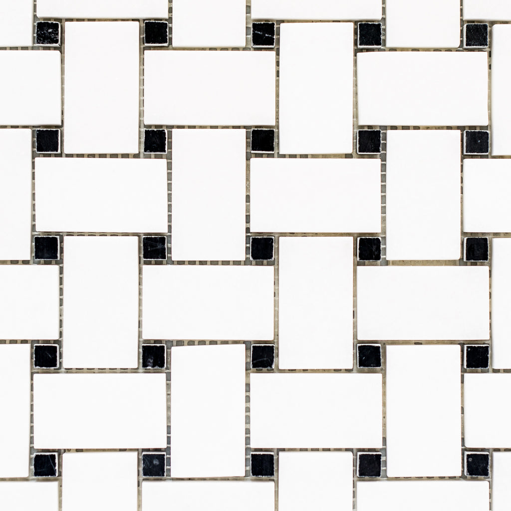 NERO MARQUINA + THASSOS / WEAVE