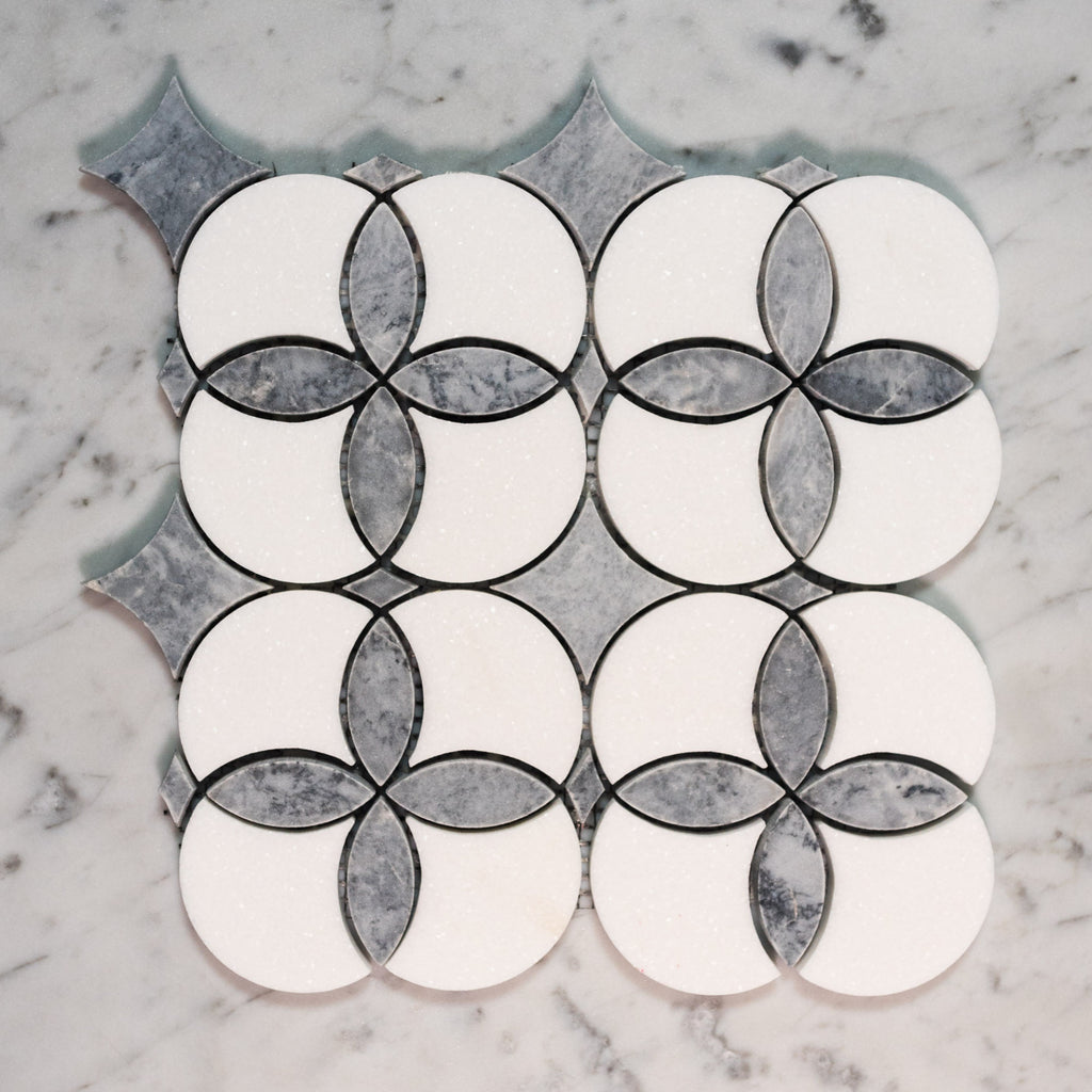 THASSOS + GRIGIO / ANEMONE FLOWER