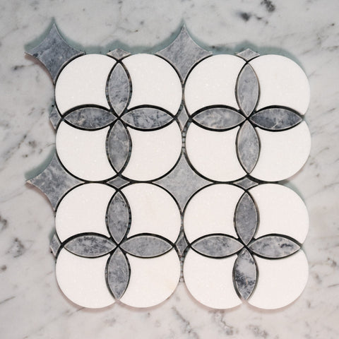 THASSOS + GRIGIO / ANEMONE FLOWER